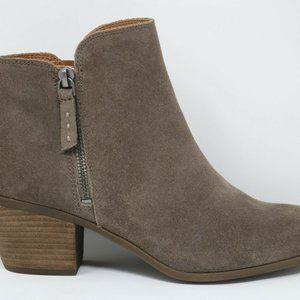 Frye Judith Ankle Double Zip Booties 9.5M Seude